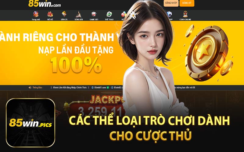 Các Thể Loại Trò Chơi Dành Cho Cược Thủ