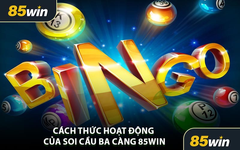 Cách Thức Hoạt Động Của Soi Cầu Ba Càng 85WIN